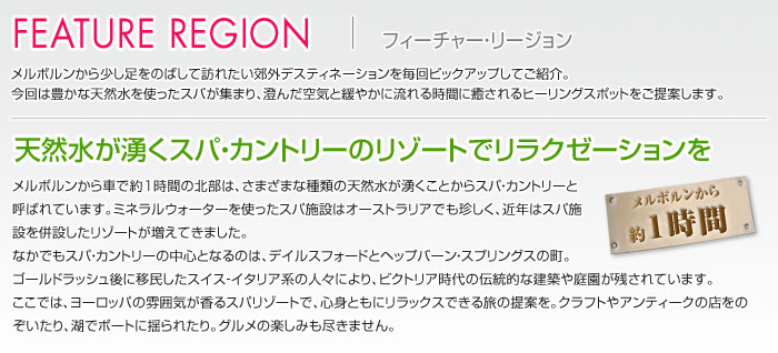 FEATURE REGION フィーチャー・リージョン