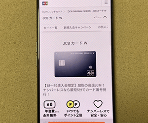 JCB CARD W