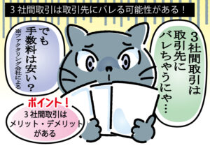 個人事業主のファクタリングの匿名性の図解