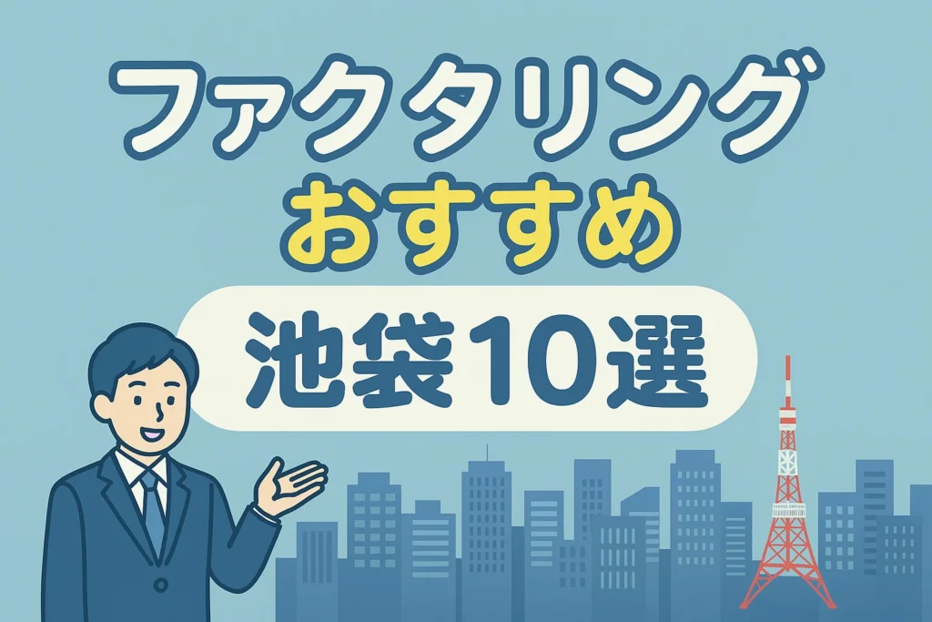 ファクタリングおすすめ池袋10選