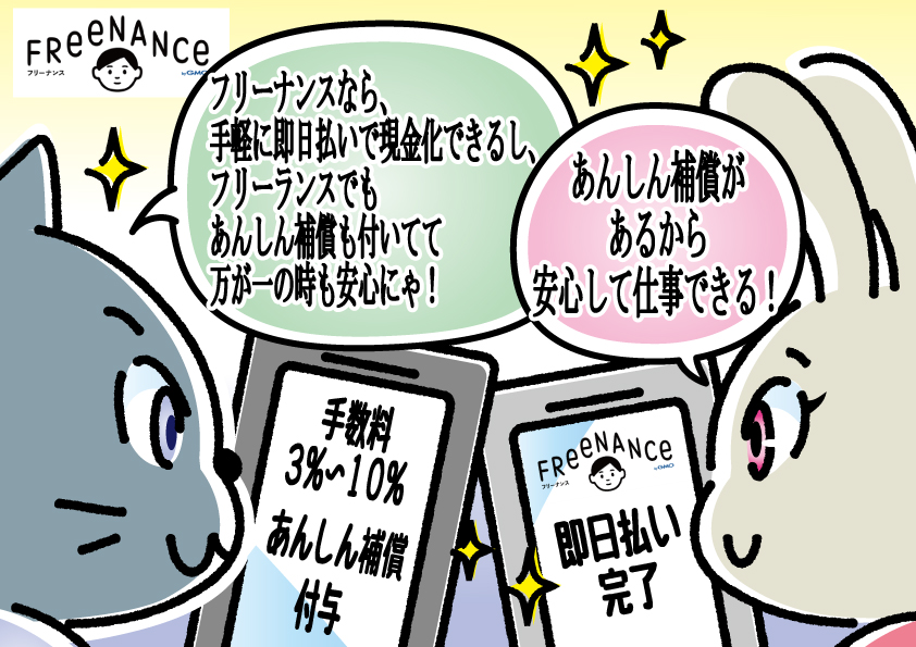 フリーナンスファクタリングの漫画図解