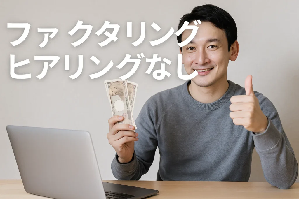 ファクタリングヒアリングなし