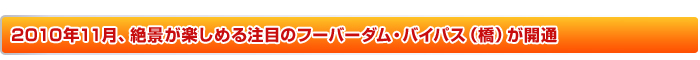2010年11月、絶景が楽しめる注目のフーバーダム・バイパス(橋)が開通