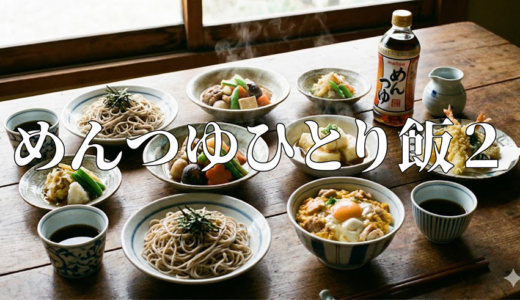 「めんつゆひとり飯２」見逃し無料配信はどこで見れる？。Tver以外もあり