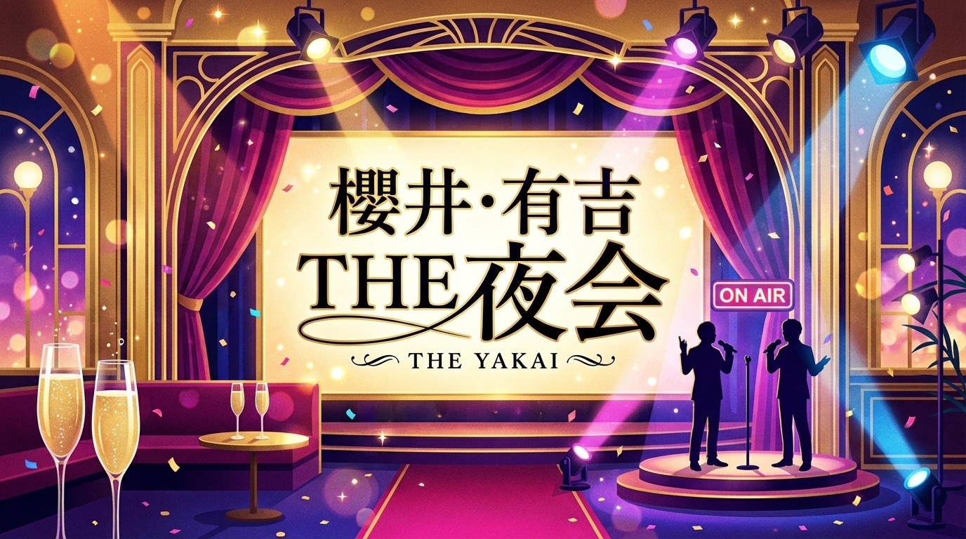 櫻井・有吉 THE夜会」見逃し配信はどこで見れる？。無料サービスはTver
