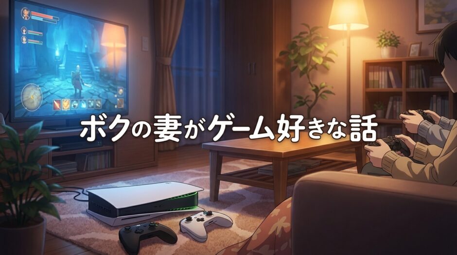 「ボクの妻がゲーム好きな話」どこで読める？全巻無料で読めるサービスは？アイキャッチ