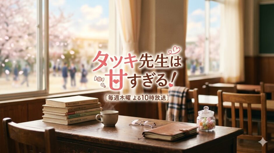 タツキ先生は甘すぎる！アイキャッチ