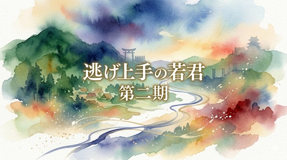 「逃げ上手の若君 第二期」の見逃し配信をお得に全話見るにはどこで見れる？・再放送はいつ？アイキャッチ
