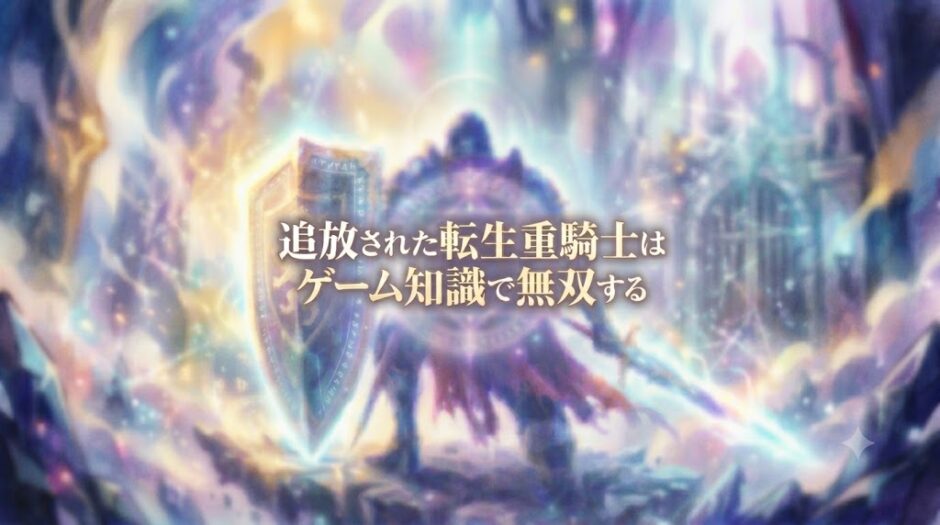 「追放された転生重騎士はゲーム知識で無双する」の見逃し配信をお得に全話見るにはどこで見れる？・再放送はいつ？アイキャッチ