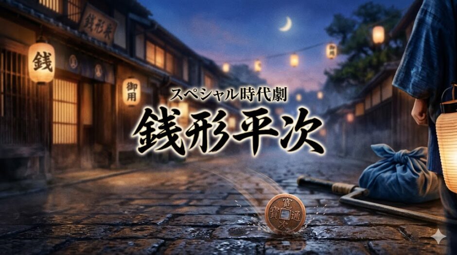 「銭形平次」見逃し配信はどこで見れる？。無料サービスはTver以外もあり？アイキャッチ