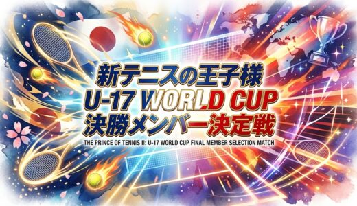 「新テニスの王子様 U-17 WORLD CUP 決勝メンバー決定戦」の見逃し配信をお得に全話見るにはどこで見れる？・再放送はいつ？