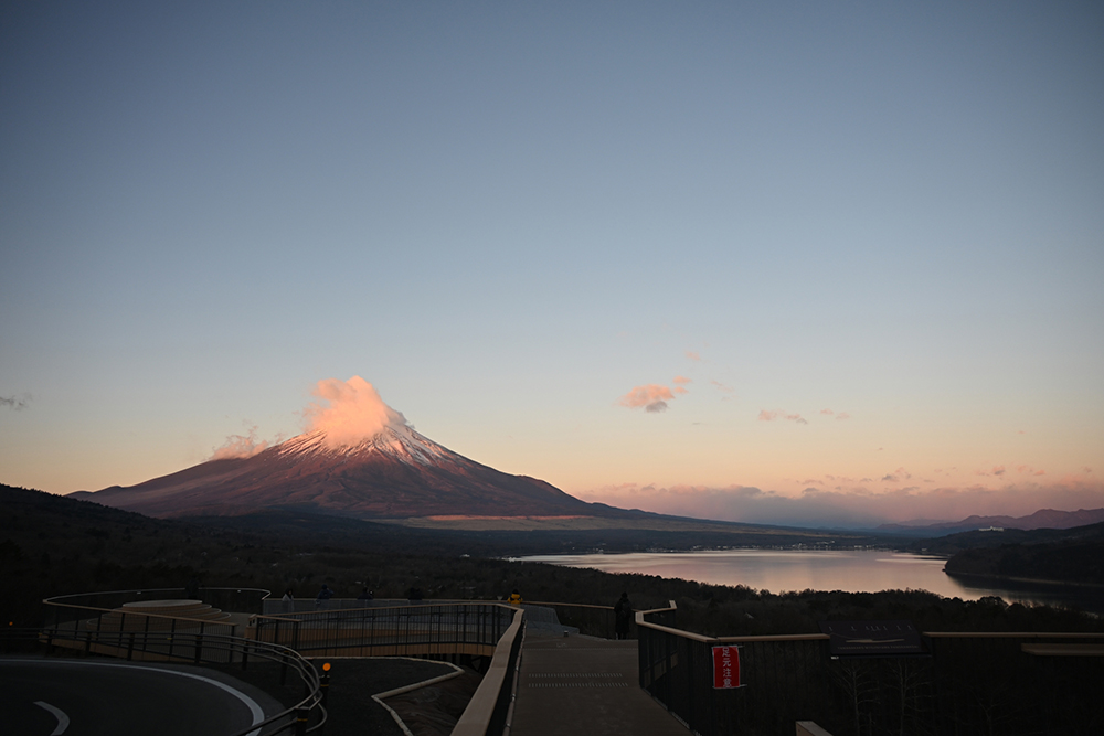富士山と山中湖
