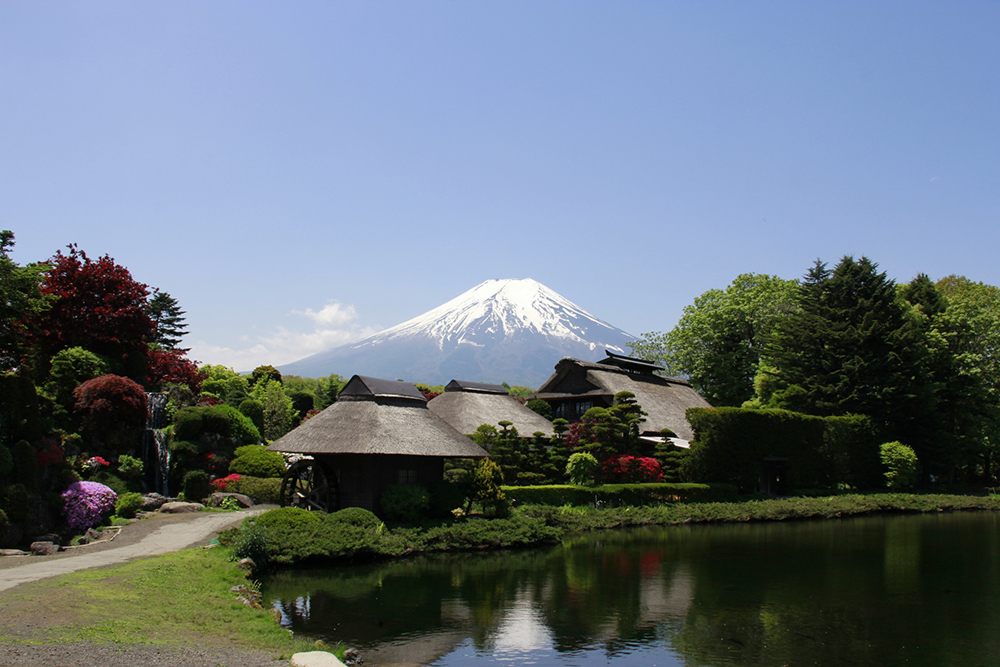 山梨県の雄大な景観